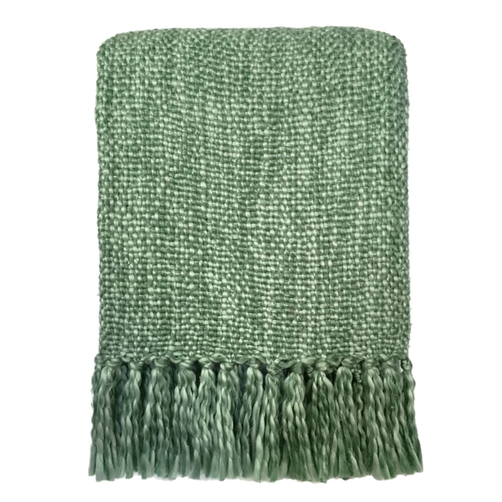 Manta verde marmol acrílico 125x150 - Maisons du Monde