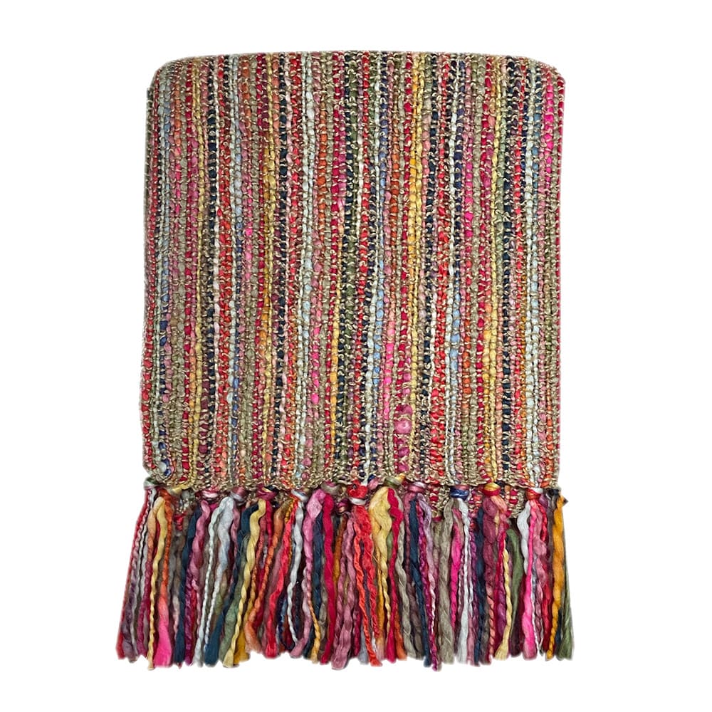 Manta multicolor de 125x150 - Maisons du Monde