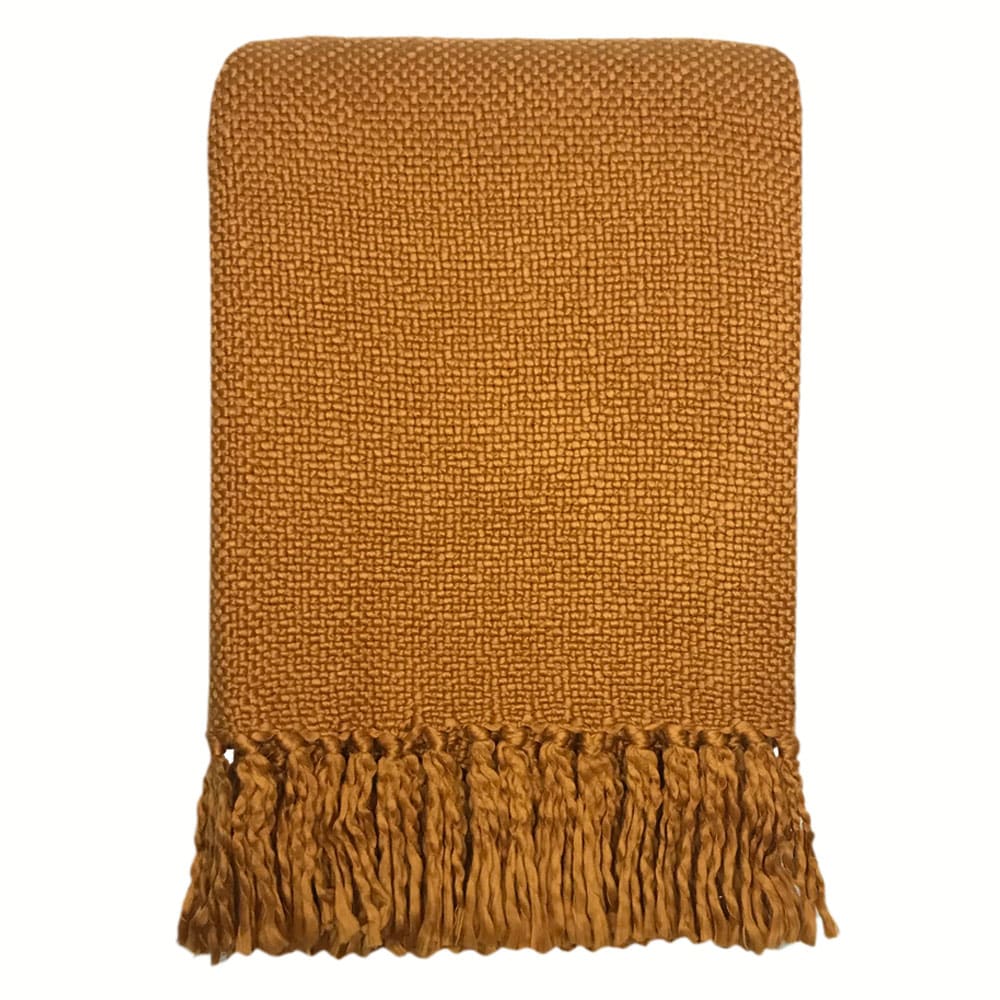Plaid Inca giallo 125x150 - Malagoon