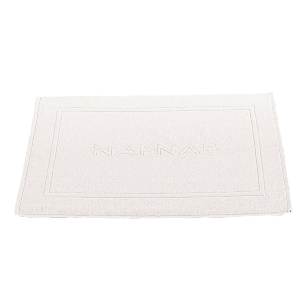 Tapis de bain 750gr/m2 en coton blanc 50x80 Tapis de bain 750gr/m2 en coton blanc 50x80