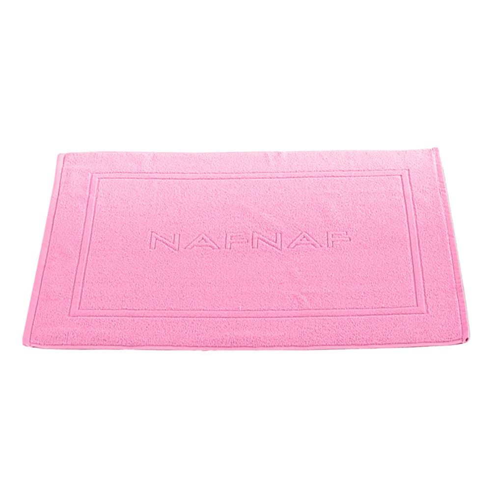 Tapis de bain 750gr/m2 en coton rose 50x80