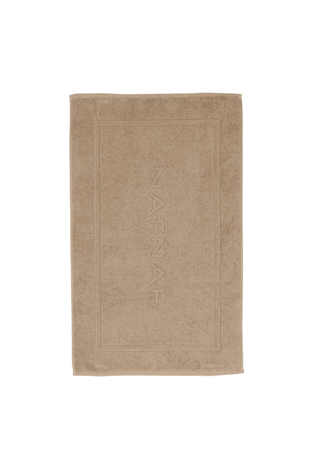Tapis de bain 750gr/m2 en coton marron 50x80 Tapis de bain 750gr/m2 en coton marron 50x80