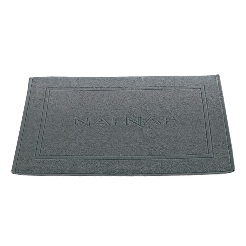 Tapis de bain 750gr/m2 en coton gris 50x80 Tapis de bain 750gr/m2 en coton gris 50x80