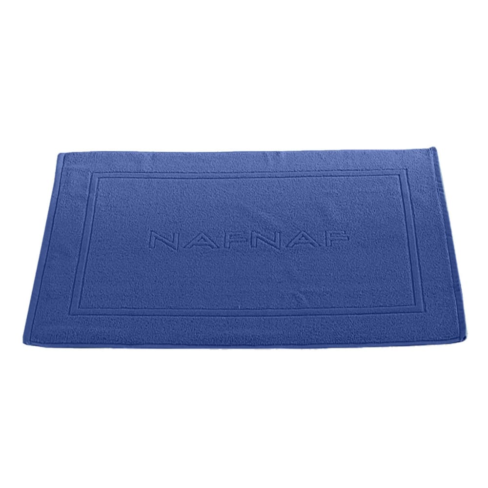 Tapis de bain 750gr/m2 en coton bleu mer 50x80 Tapis de bain 750gr/m2 en coton bleu mer 50x80
