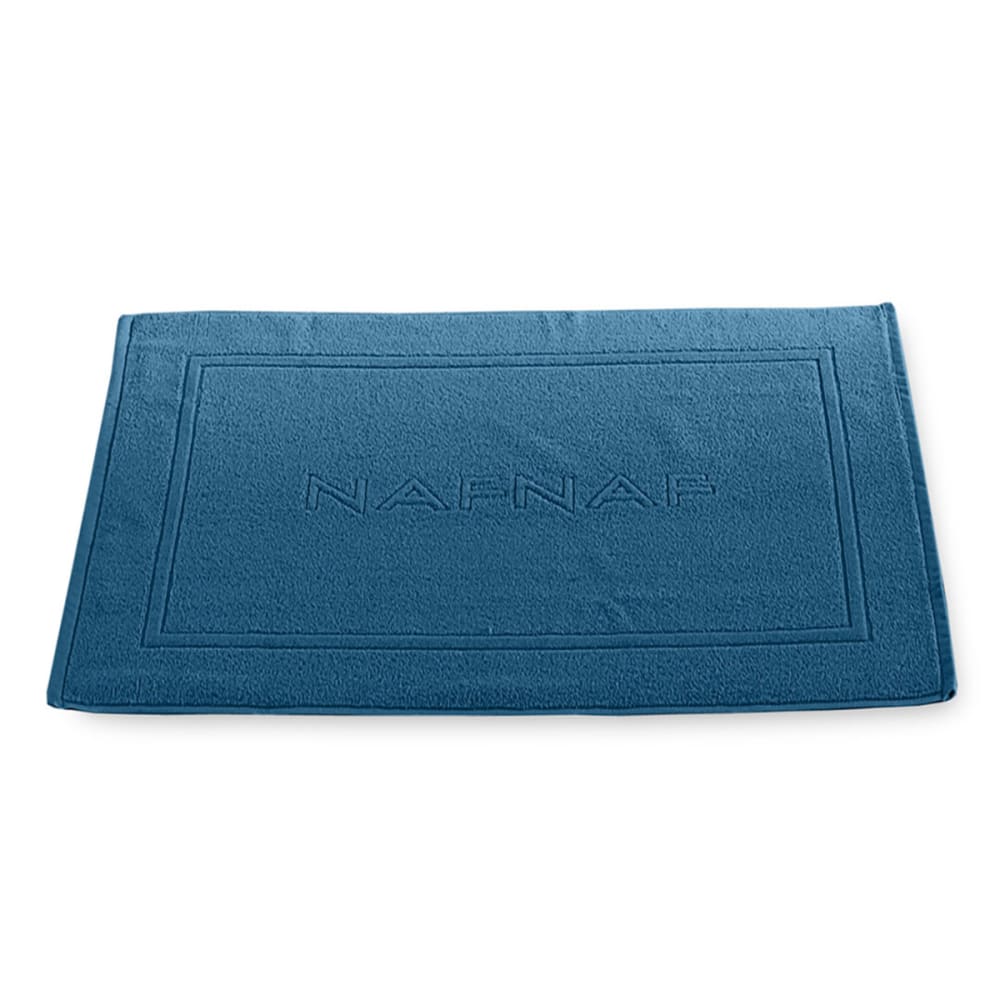 Tapis de bain 750gr/m2 en coton bleu marine 50x80 Tapis de bain 750gr/m2 en coton bleu marine 50x80