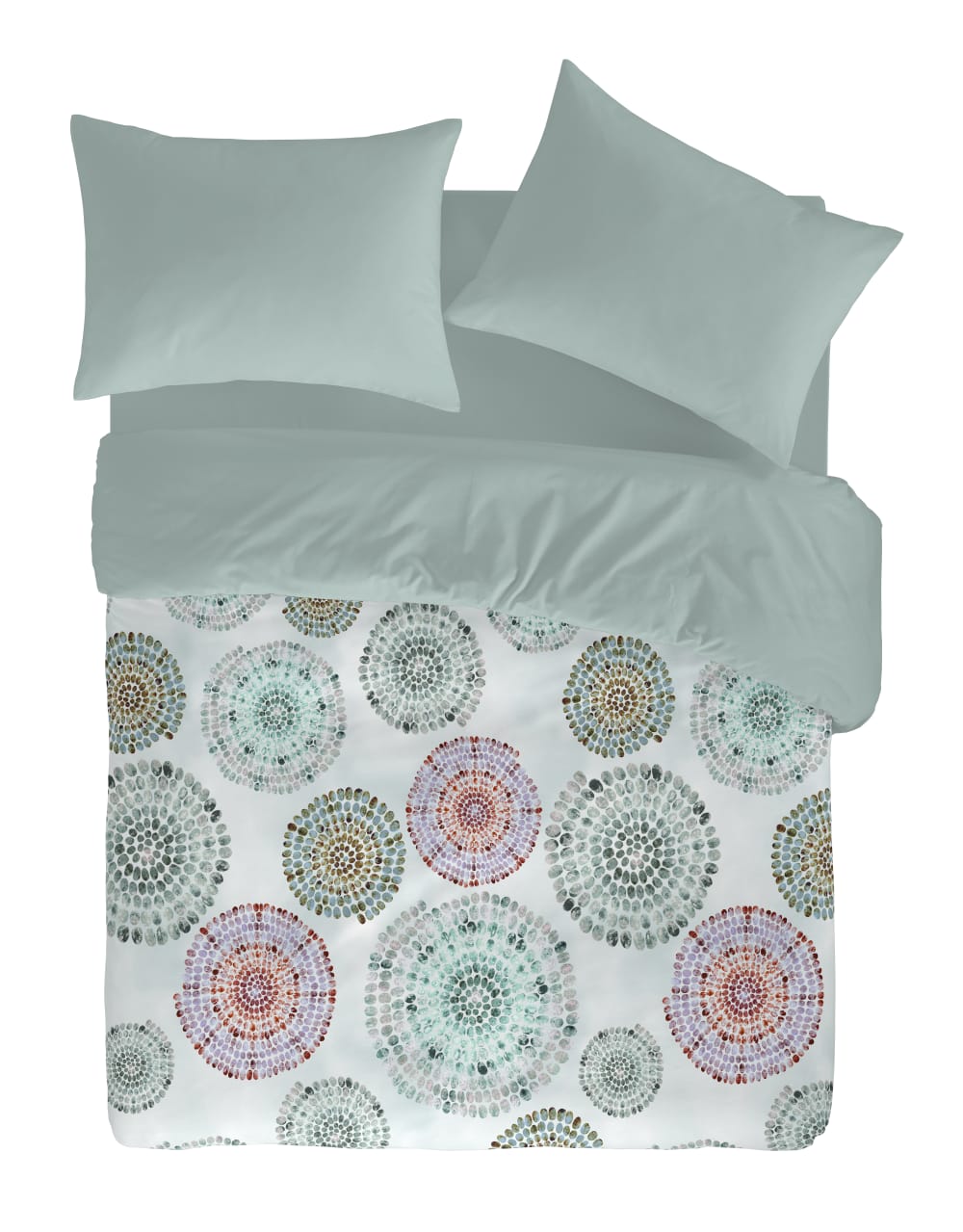 Housse de couette en coton bicolore 240x220 - Maisons du Monde
