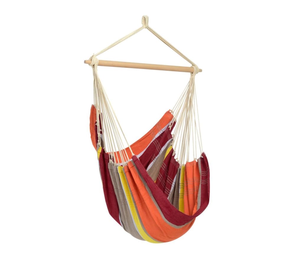 Hamac chaise large en coton acérola