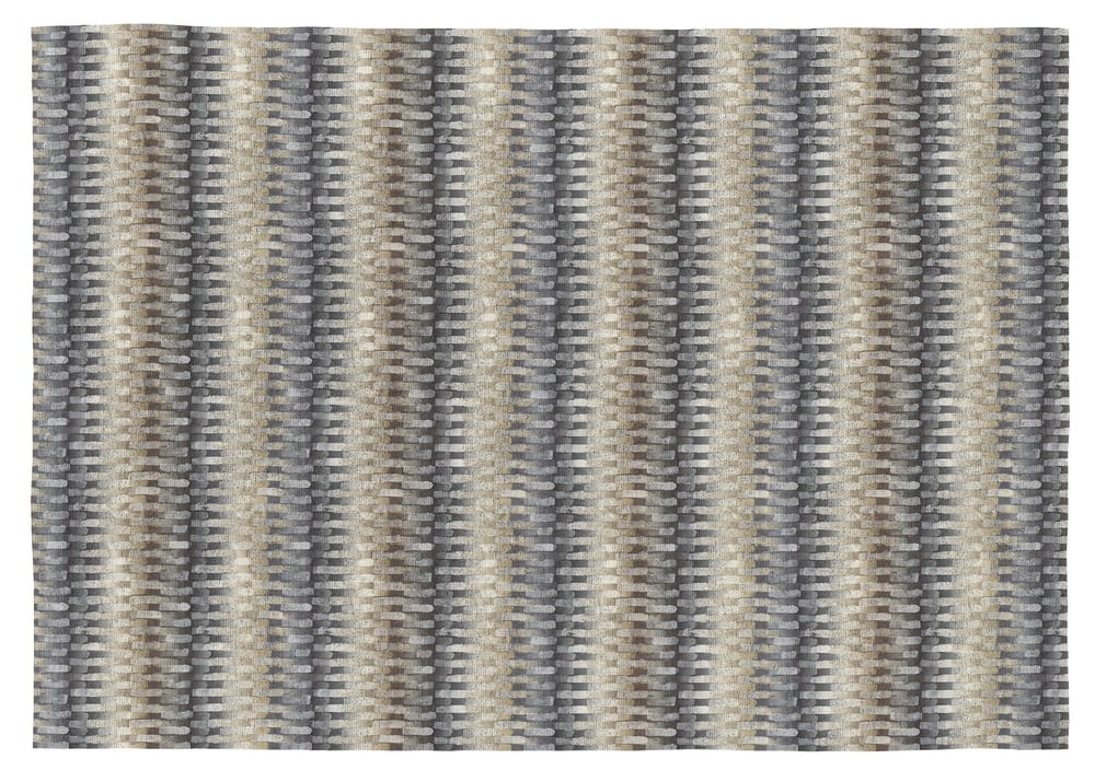 Alfombra decorativa de algodón con impresión digital azul 160x230 cm