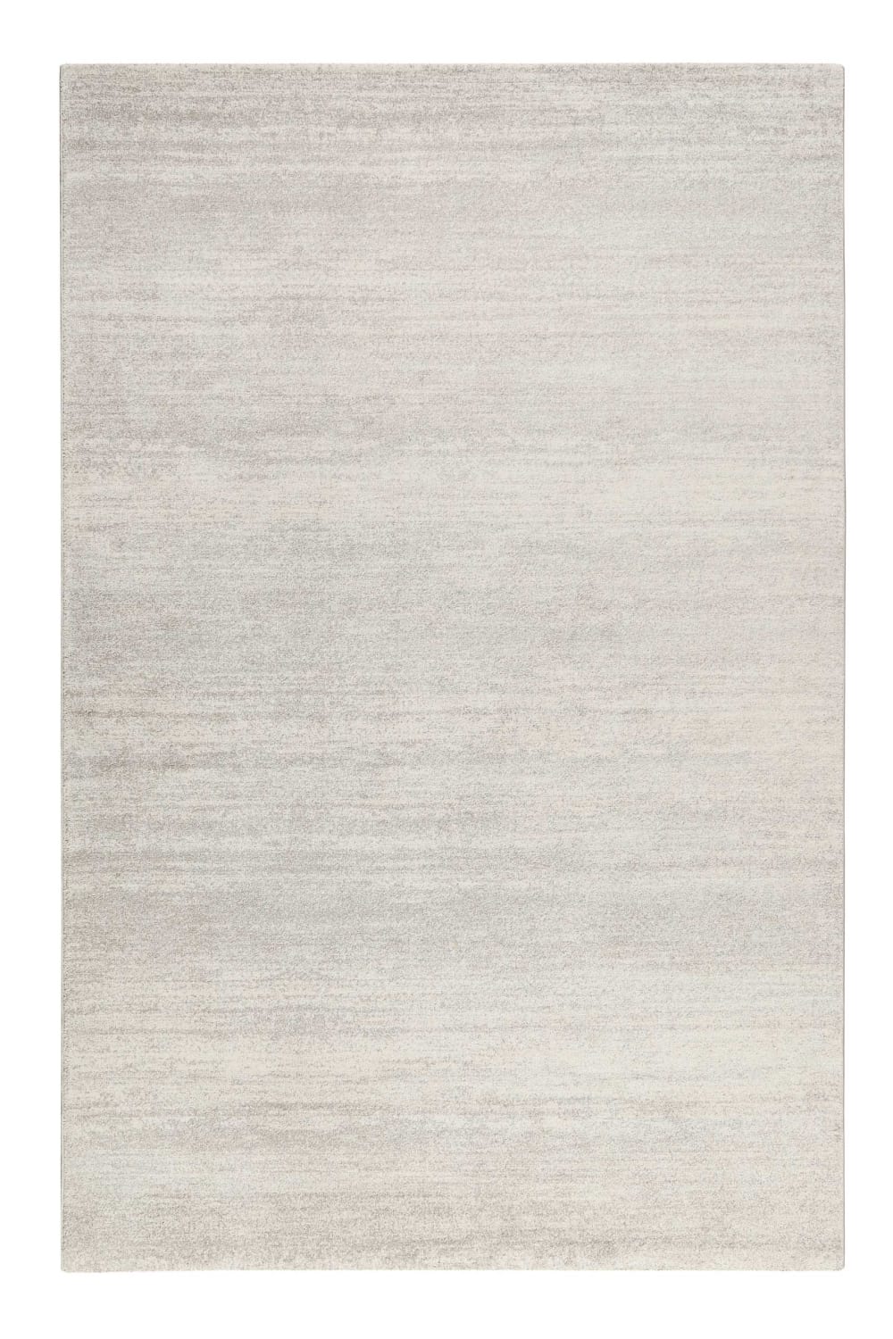 Alfombra tejida moteada en color beige y gris 200x133
