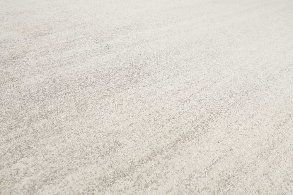 Tapis uni à velours ras gris chiné beige 200x133 — vue 4