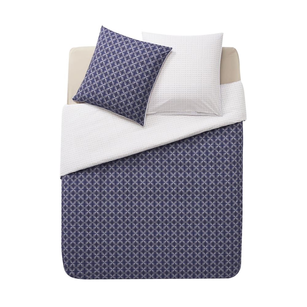 Housse de couette en coton bleu 200x200 — vue 3