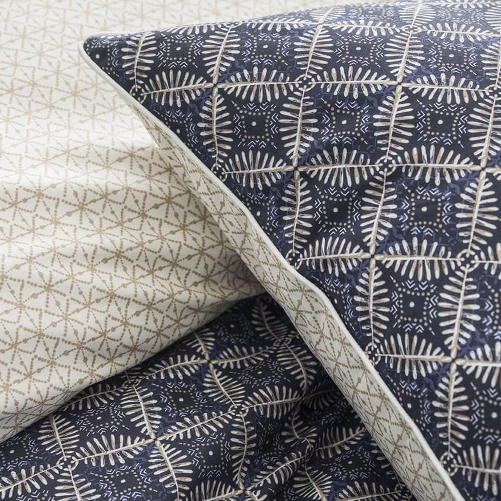Housse de couette en coton bleu 200x200 — vue 4