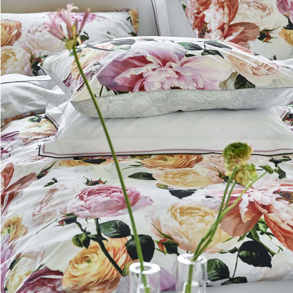 Housse de couette en coton blanc 240x220 — vue 3