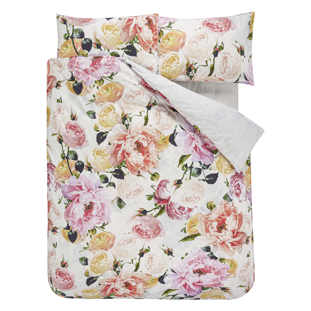 Housse de couette en coton blanc 240x220 — vue 4