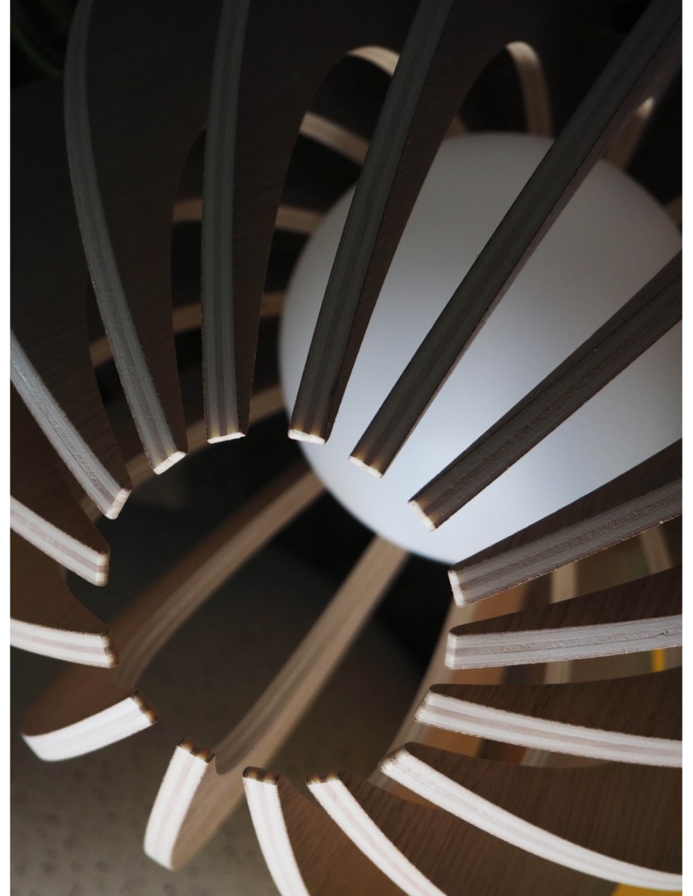 Lámpara de techo roble cable negro sin bombilla - Maisons du Monde