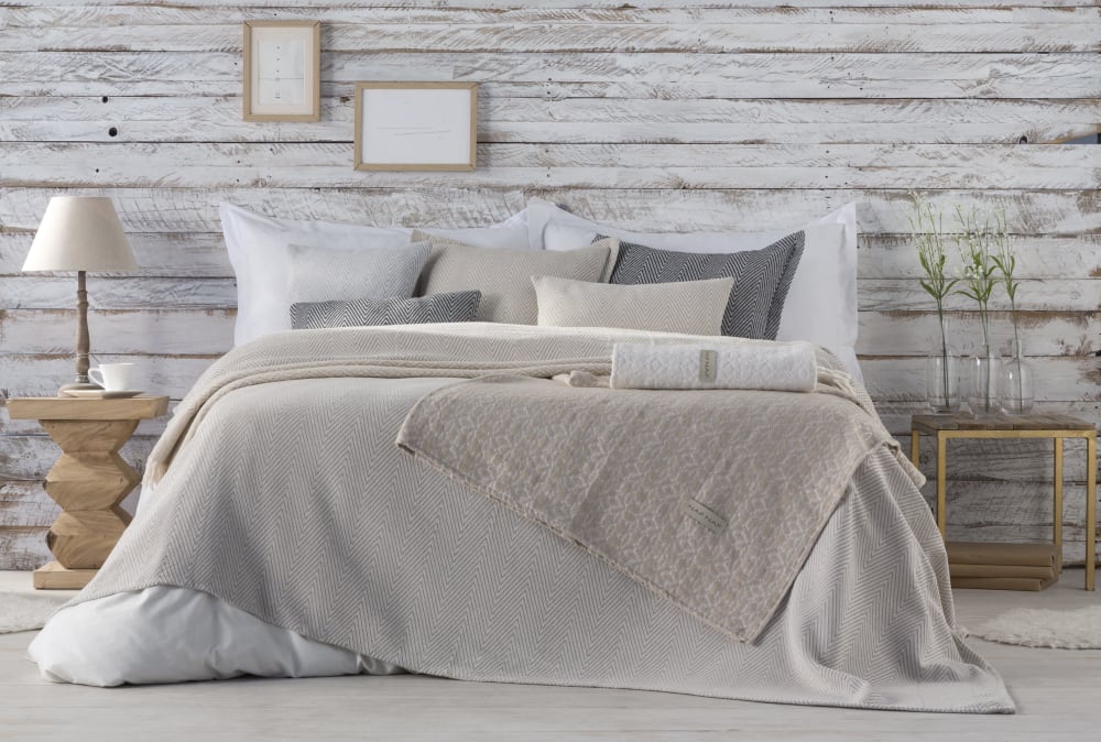 Couvre lit en coton perle 230x270 - Maisons du Monde