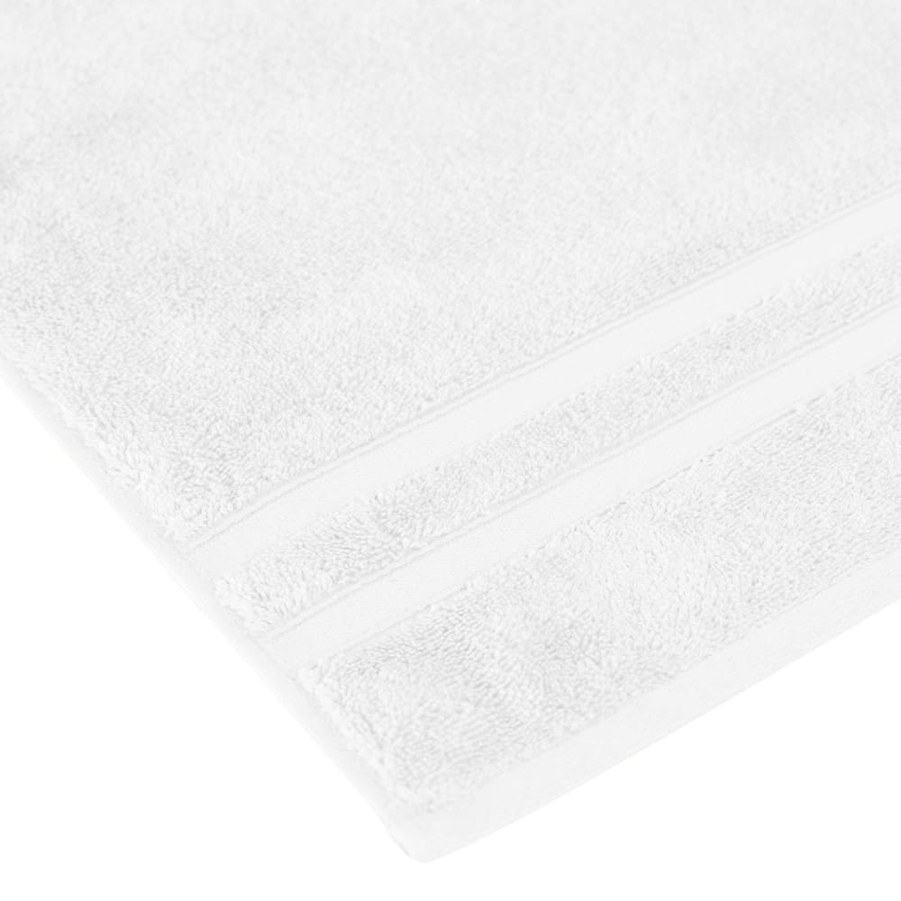Serviette de toilette 600 g/m² blanc 50x100 cm - Maisons du Monde