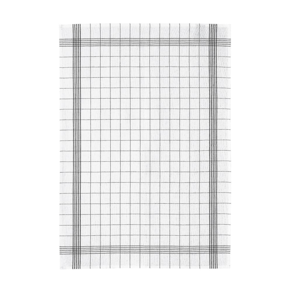 Torchon Metis  en coton noir 55 x 75 cm