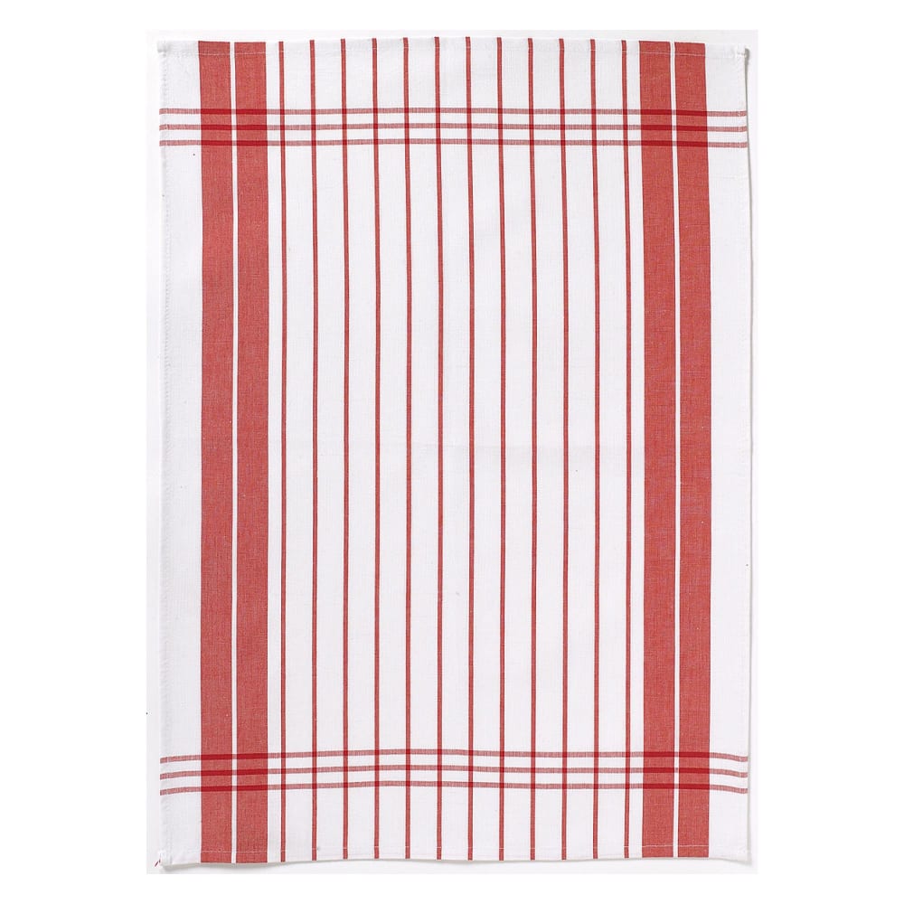 Torchon  en coton rouge 50 x 70 cm