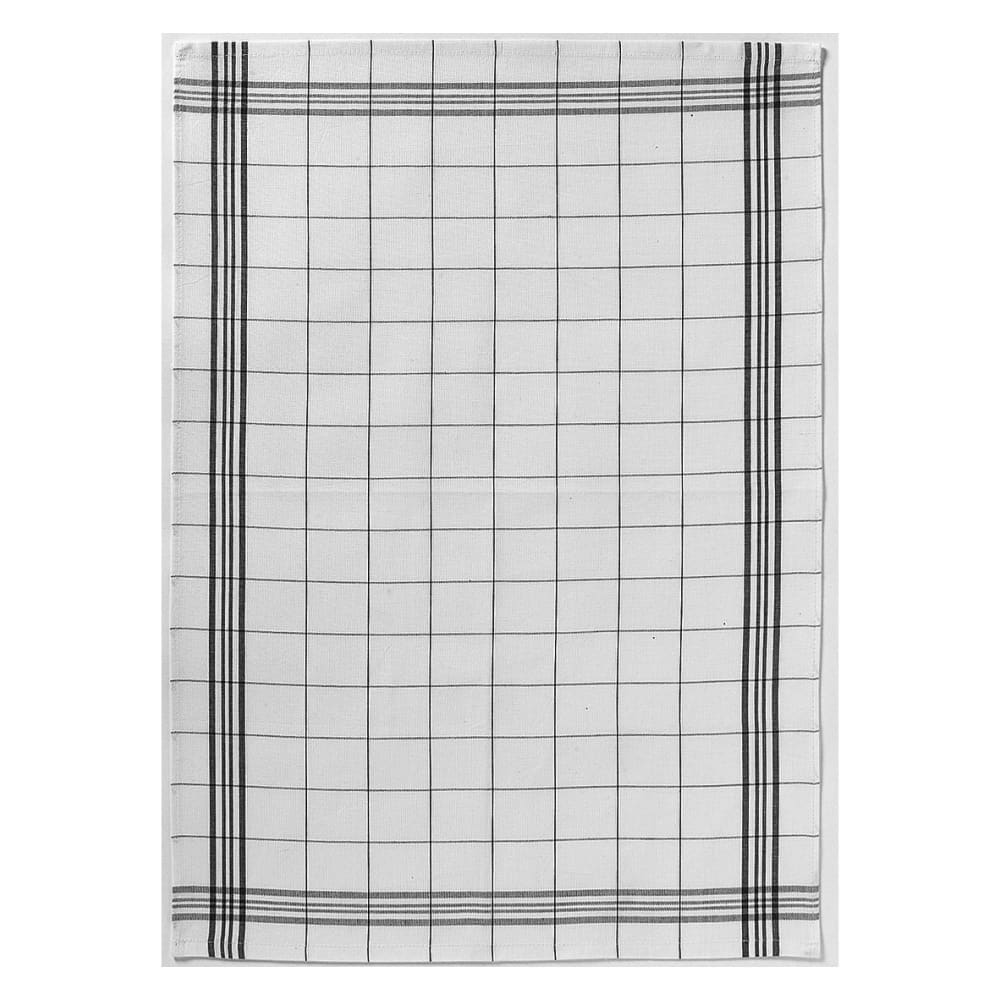 Torchon  en coton noir 50 x 70 cm