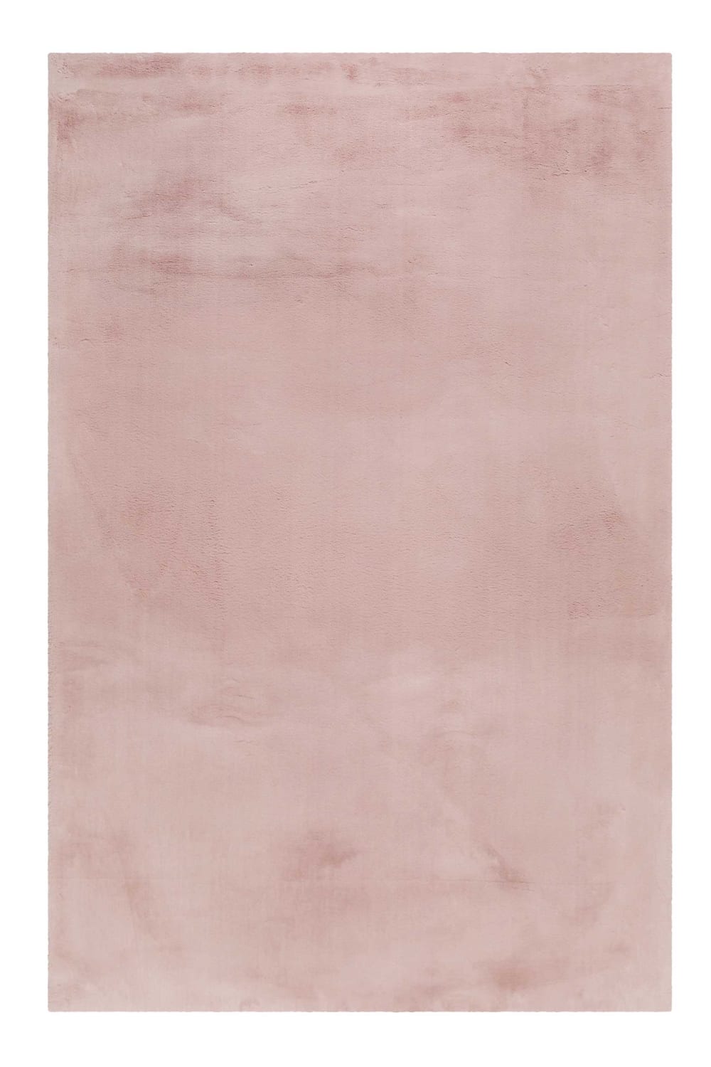 Tapis imitation fourrure lapin doux tufté rose pour salon 120x170