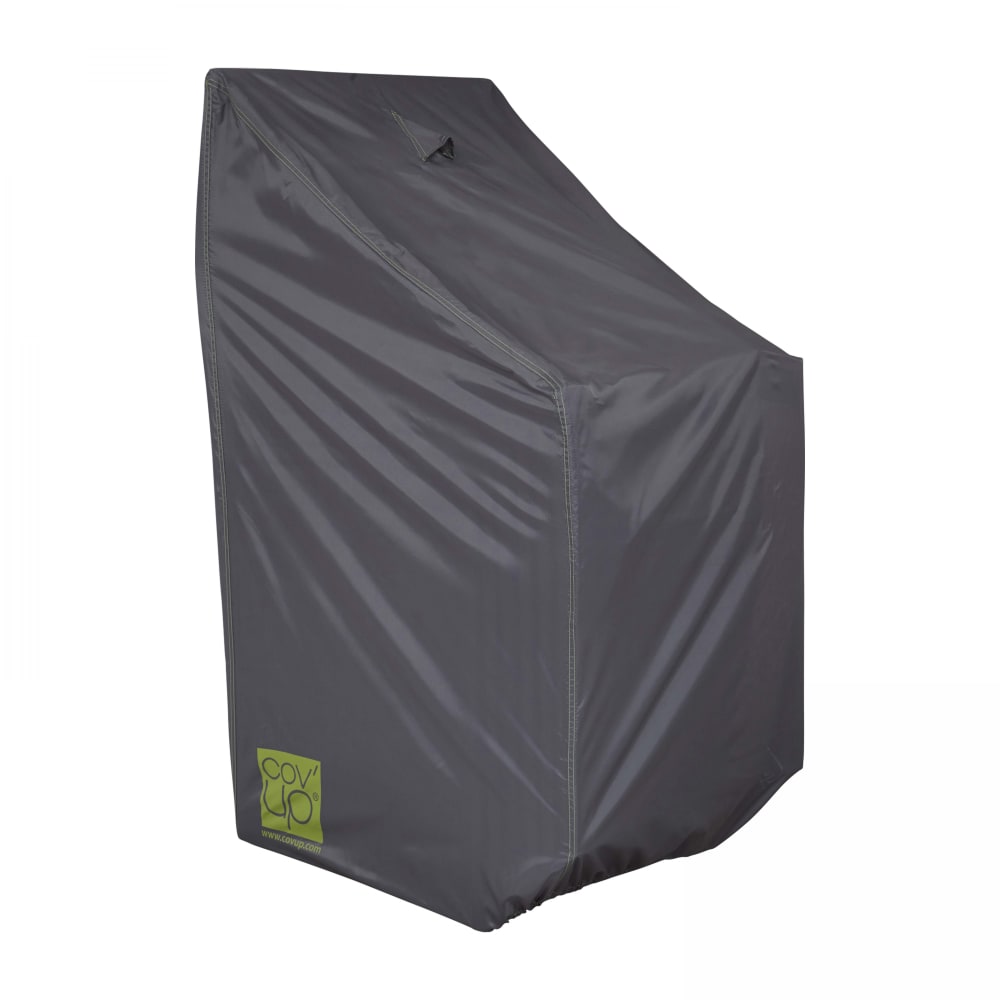 Housse de protection pour chaises empilables gris