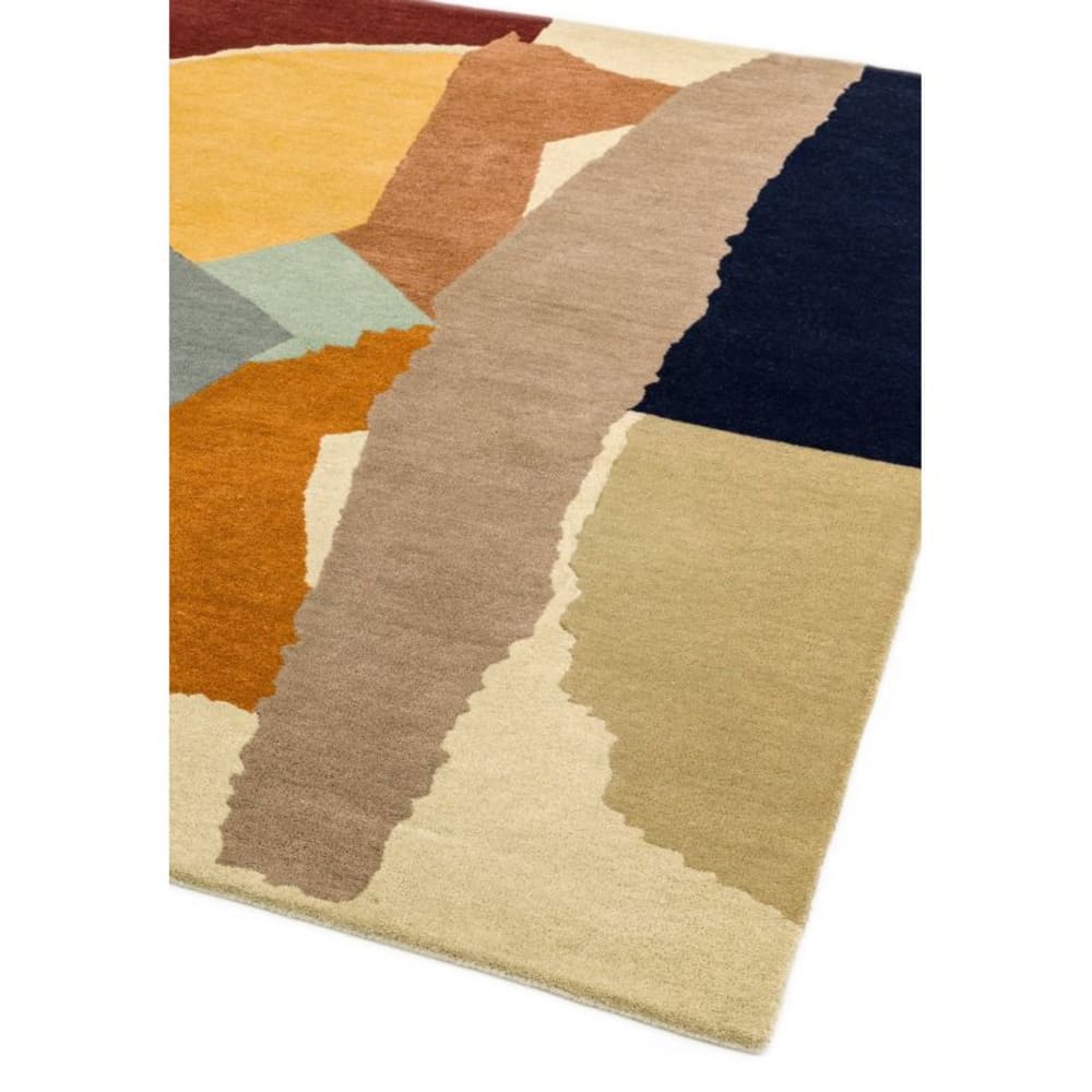 Tapis moderne haut de gamme abstrait en laine 160 x 230