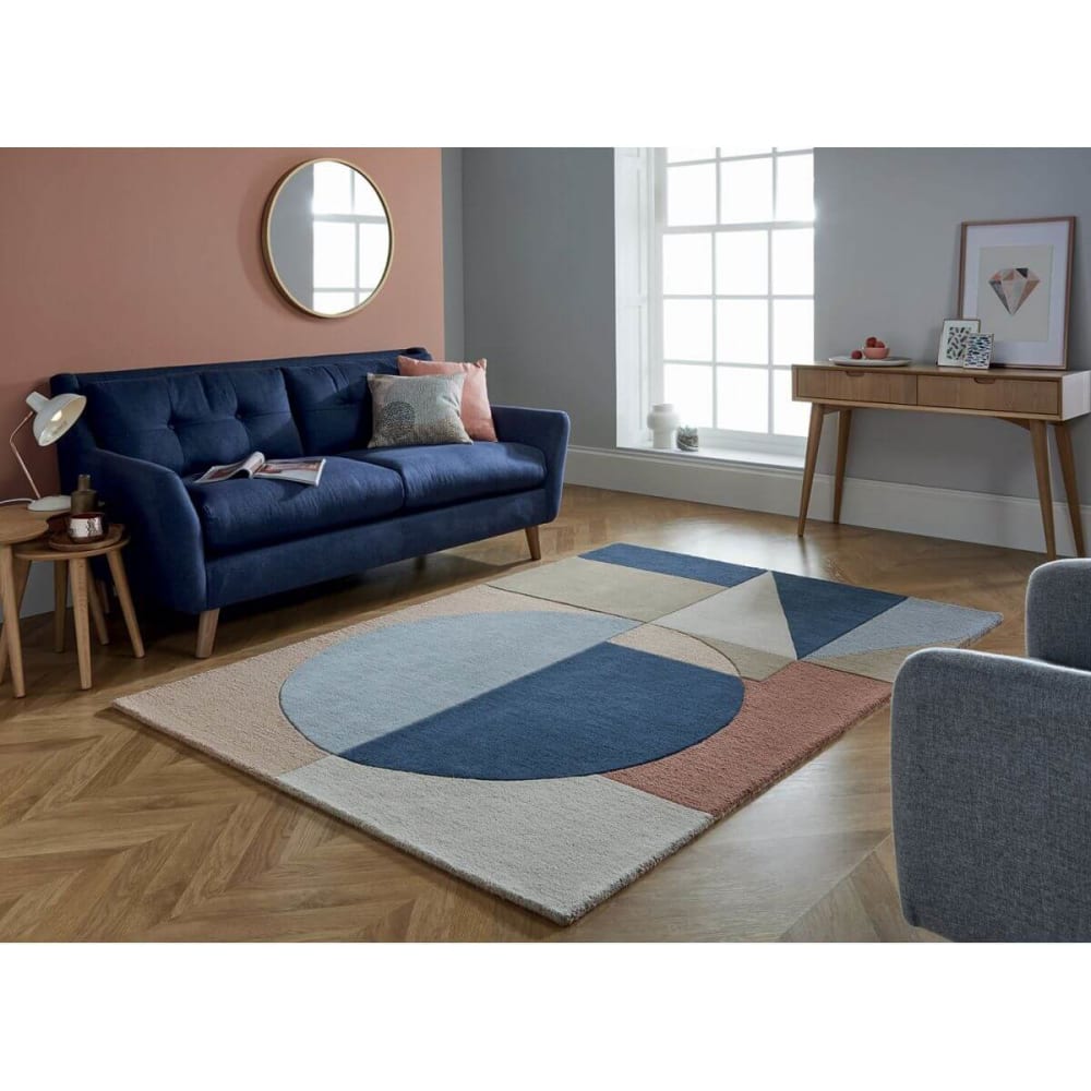 Tapis en laine multicolore 120x170cm — vue 3