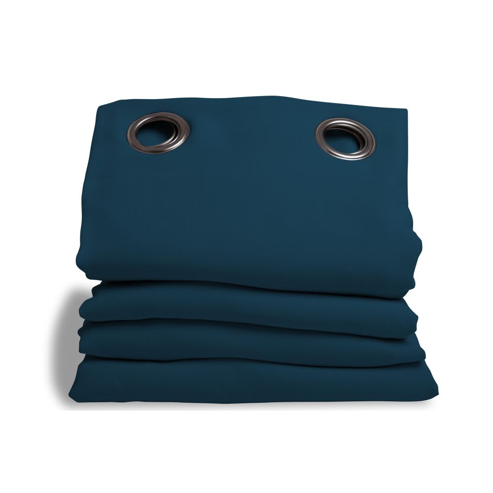 Rideau phonique oeillets bleu mc56 140lx260h moondream — vue 3