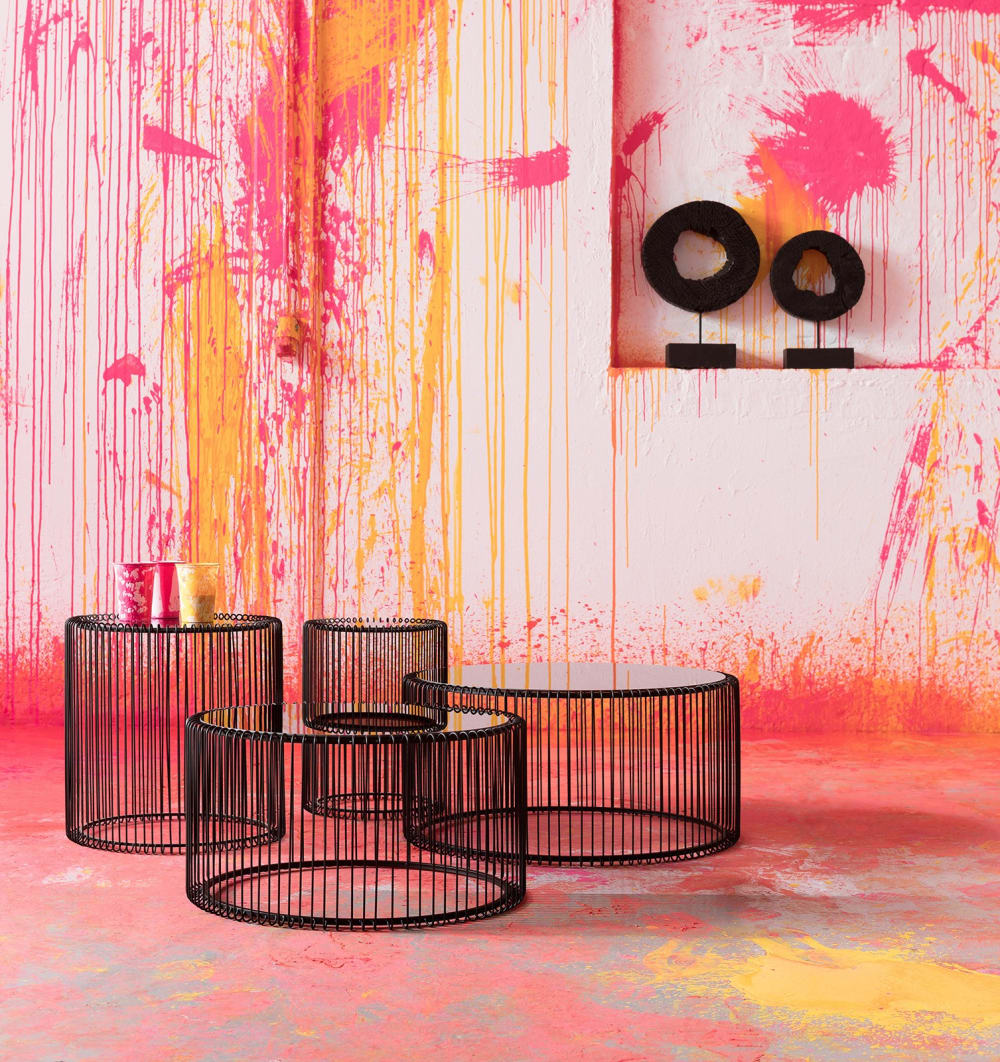 Mesa centro negro (2/set) - Maisons du Monde