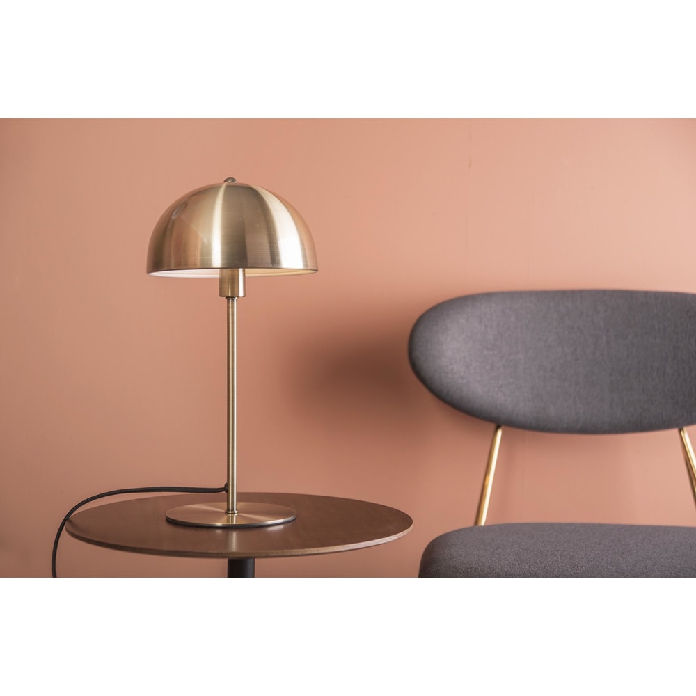 Lampe de table fer couleur doré 39x20cm — vue 3
