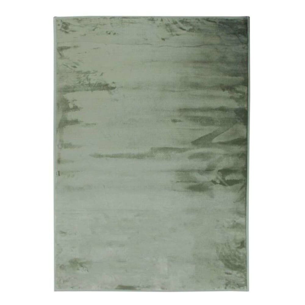 Tapis extra-doux effet velours vert clair 120x170