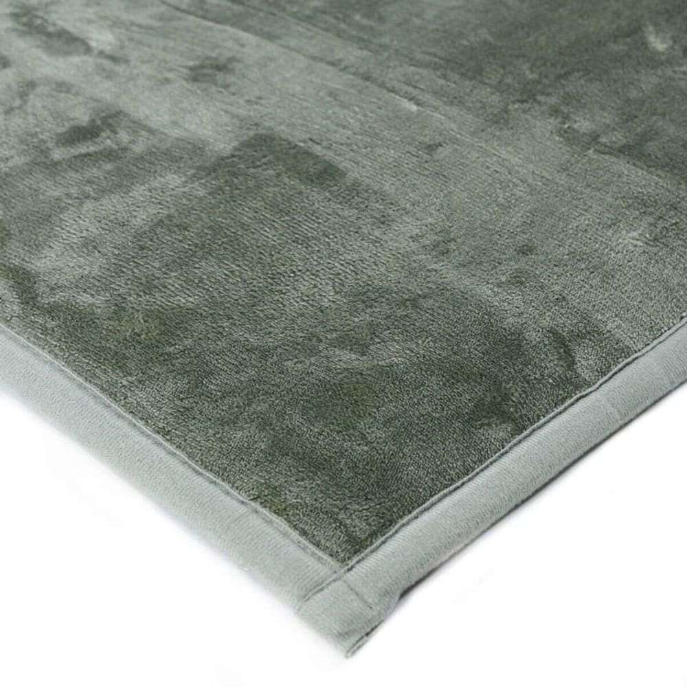 Tapis extra-doux effet velours vert clair 120x170 — vue 4