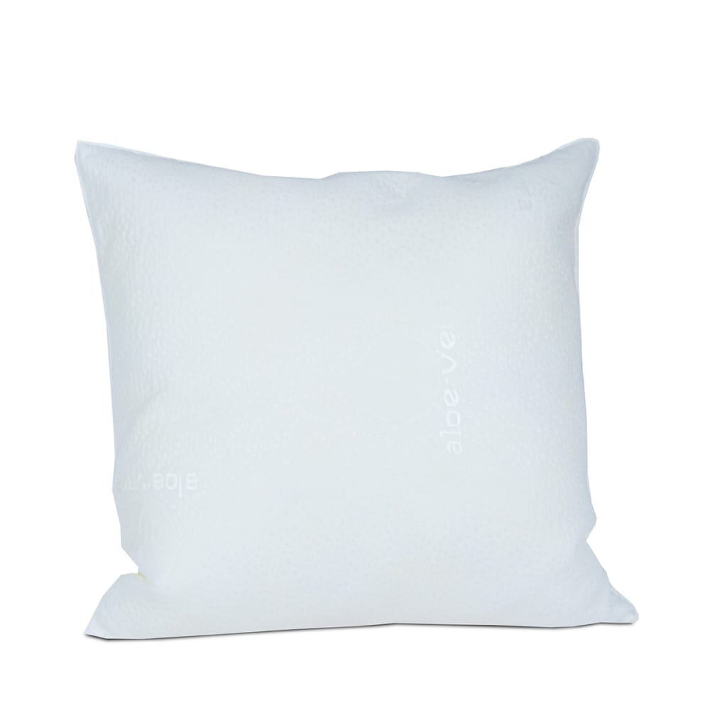 Bellecour Oreiller mémoire 60x60 style classique chic Blanc Certifié Oeko-Tex Viscose