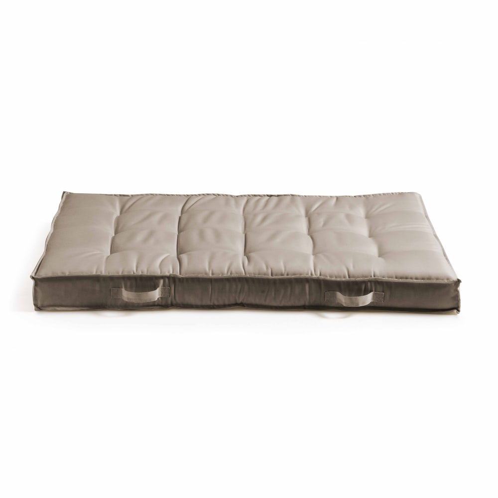 Coussin matelassé pour palette taupe 120x80 - Maisons du Monde
