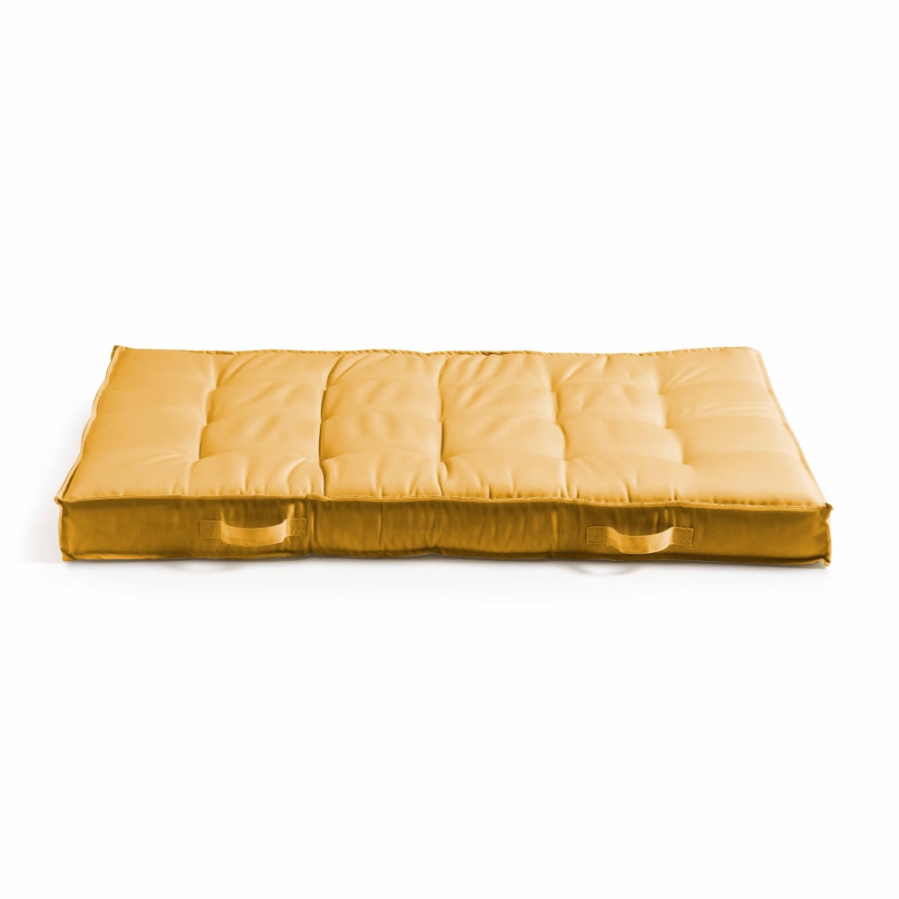 Coussin matelassé pour palette jaune 120x80 - Maisons du Monde