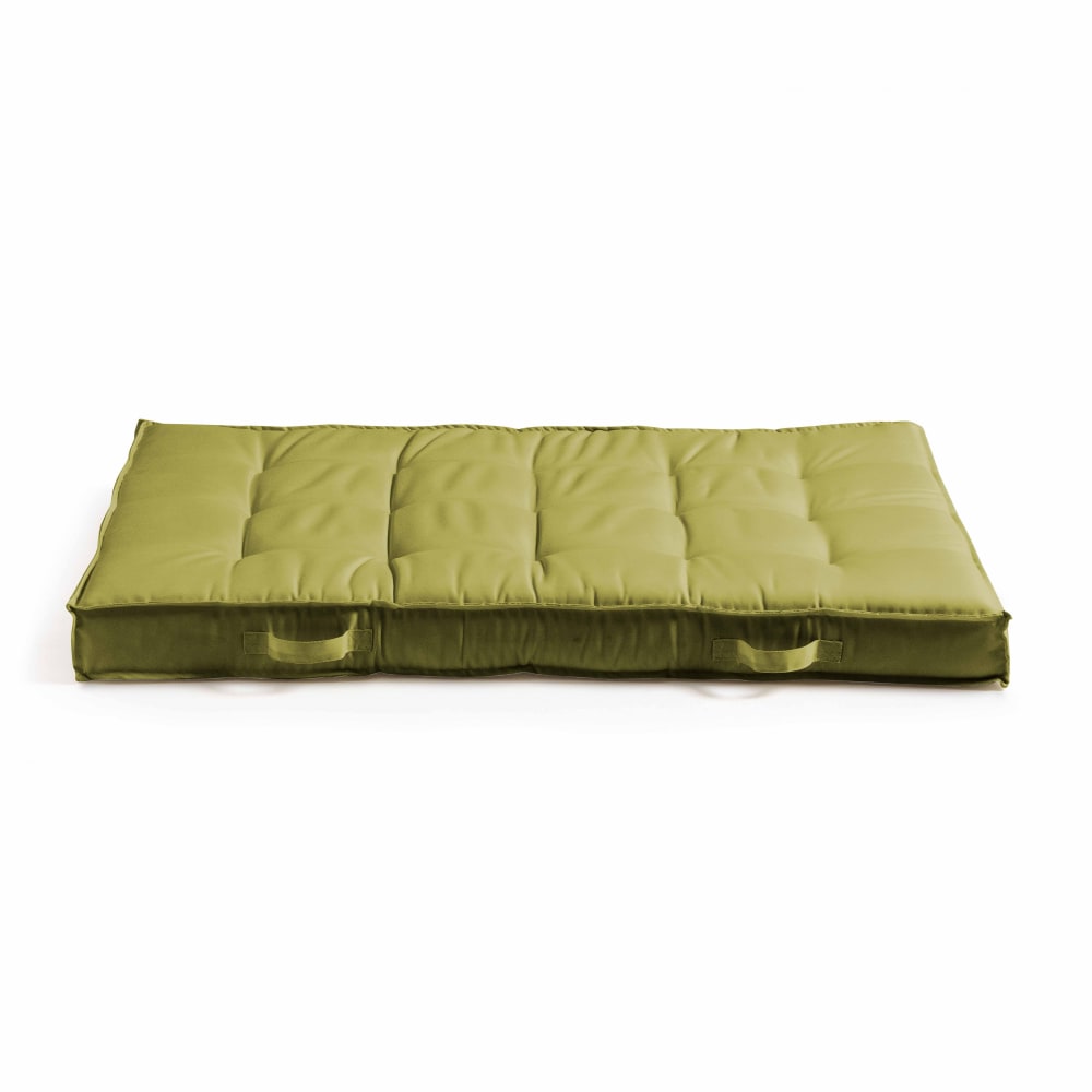 Coussin matelassé pour palette vert 120x80 - Maisons du Monde