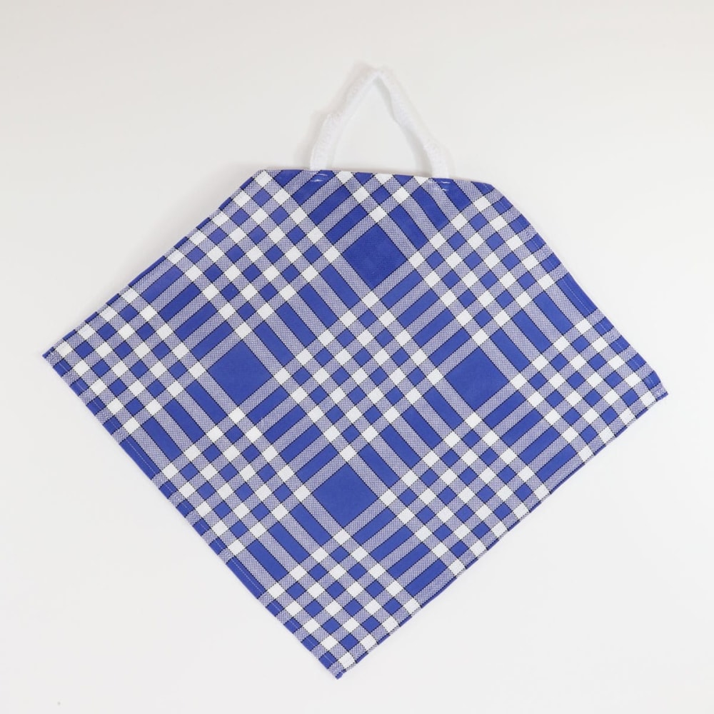 Lot de 2 bavoirs coton carreaux vichy Normand rouge 50x50 - Maisons du Monde