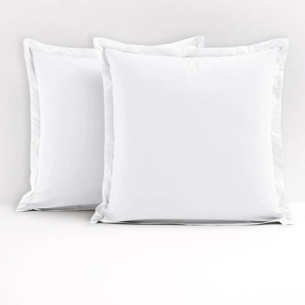Taie d'oreiller coton blanc 65x65 cm - Maisons du Monde