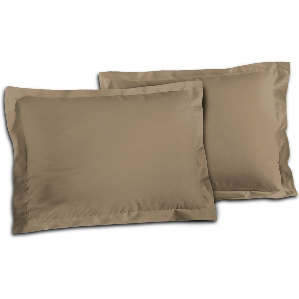 Taie d'oreiller en coton Beige 50x70