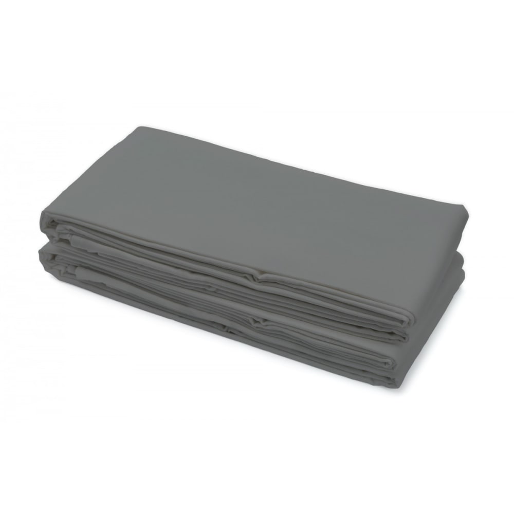 Draps de lit en coton gris 240x300 — vue 3