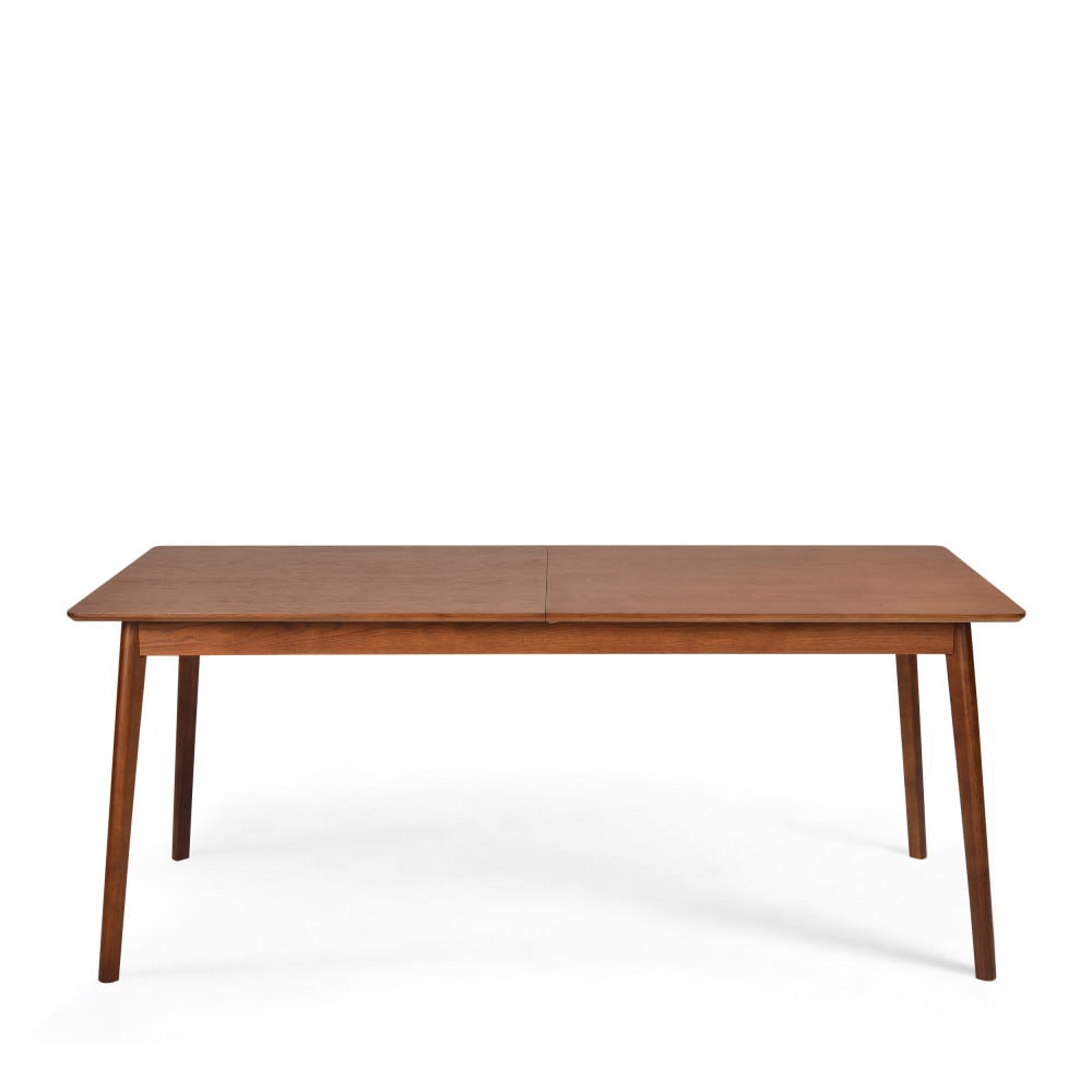 Table à manger extensible 8 à 12 personnes 180-230x80cm - Bois foncé