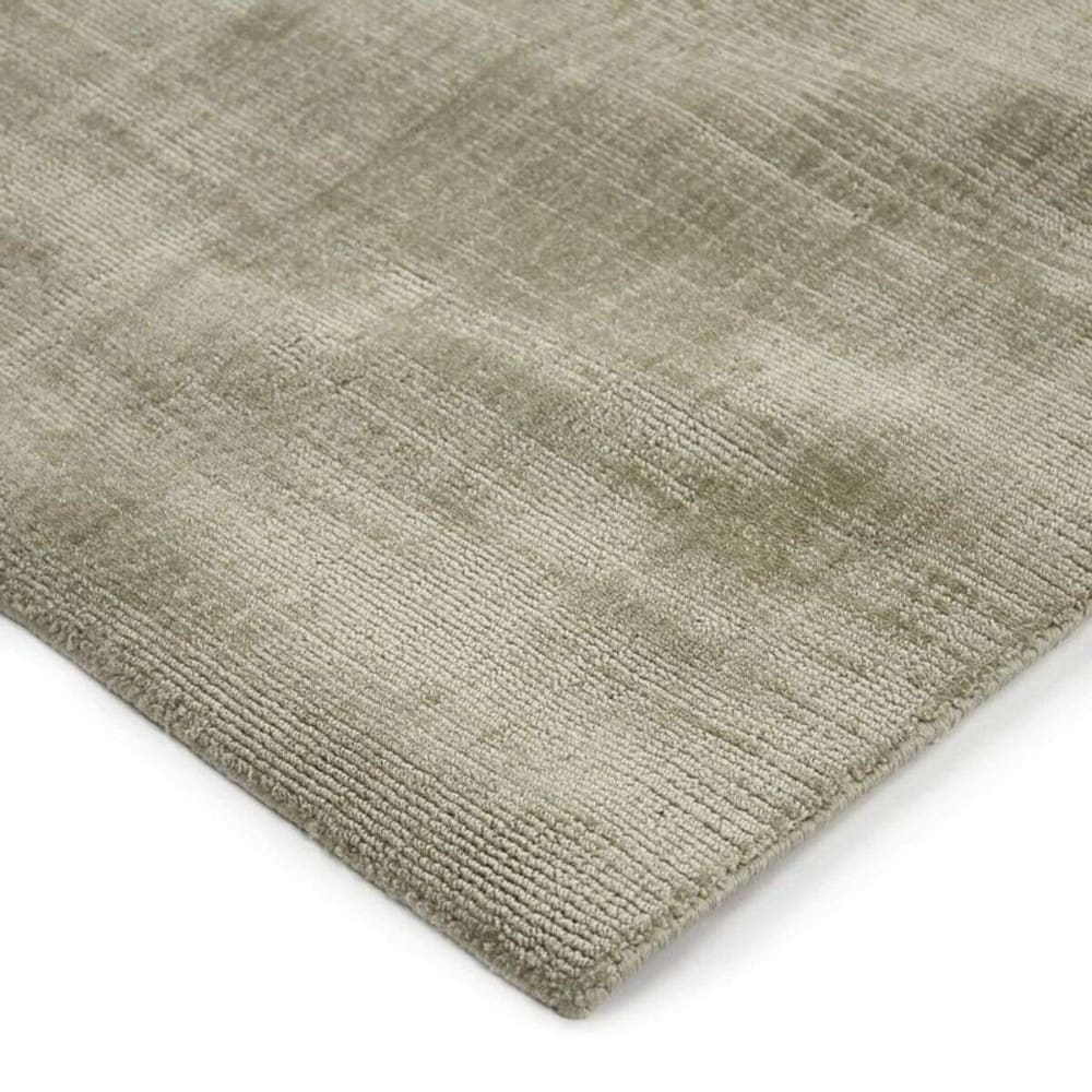 Tapis aspect velours vert clair 120x170 — vue 4