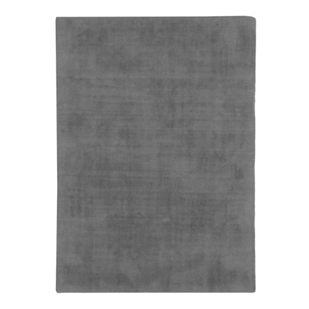 Tapis aspect velours gris 120x170