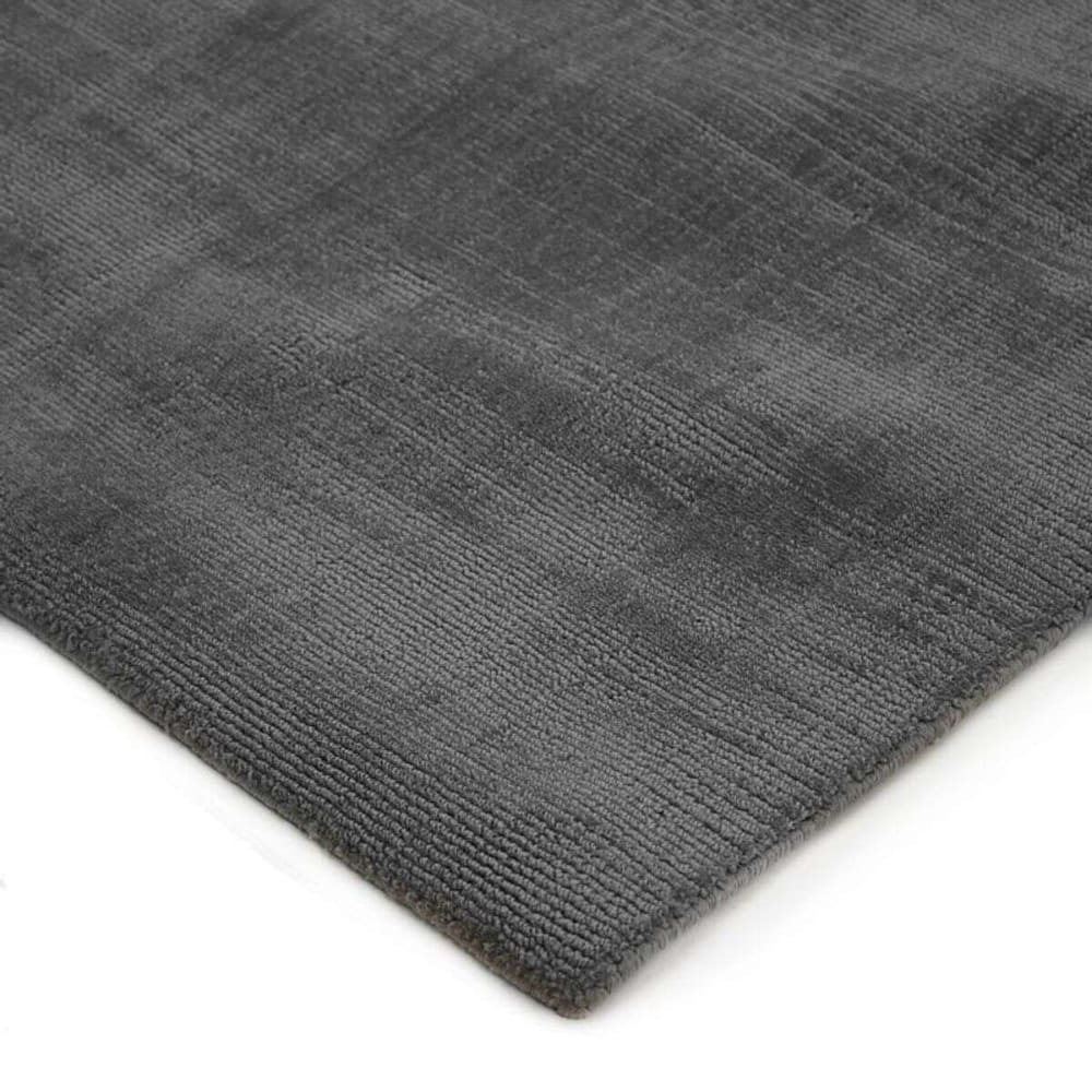 Tapis aspect velours gris 120x170 — vue 4