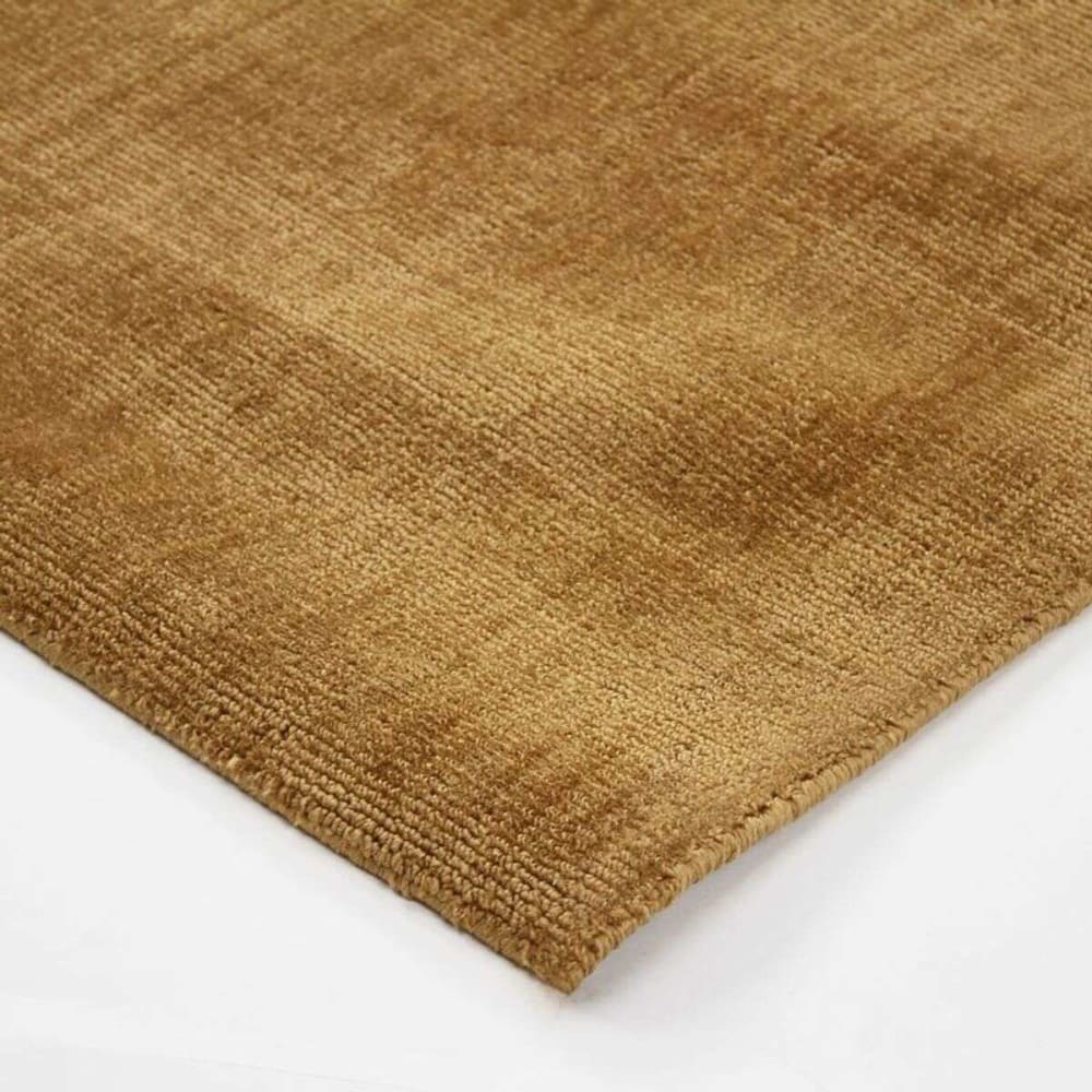 Tapis aspect velours ocre 120x170 — vue 4