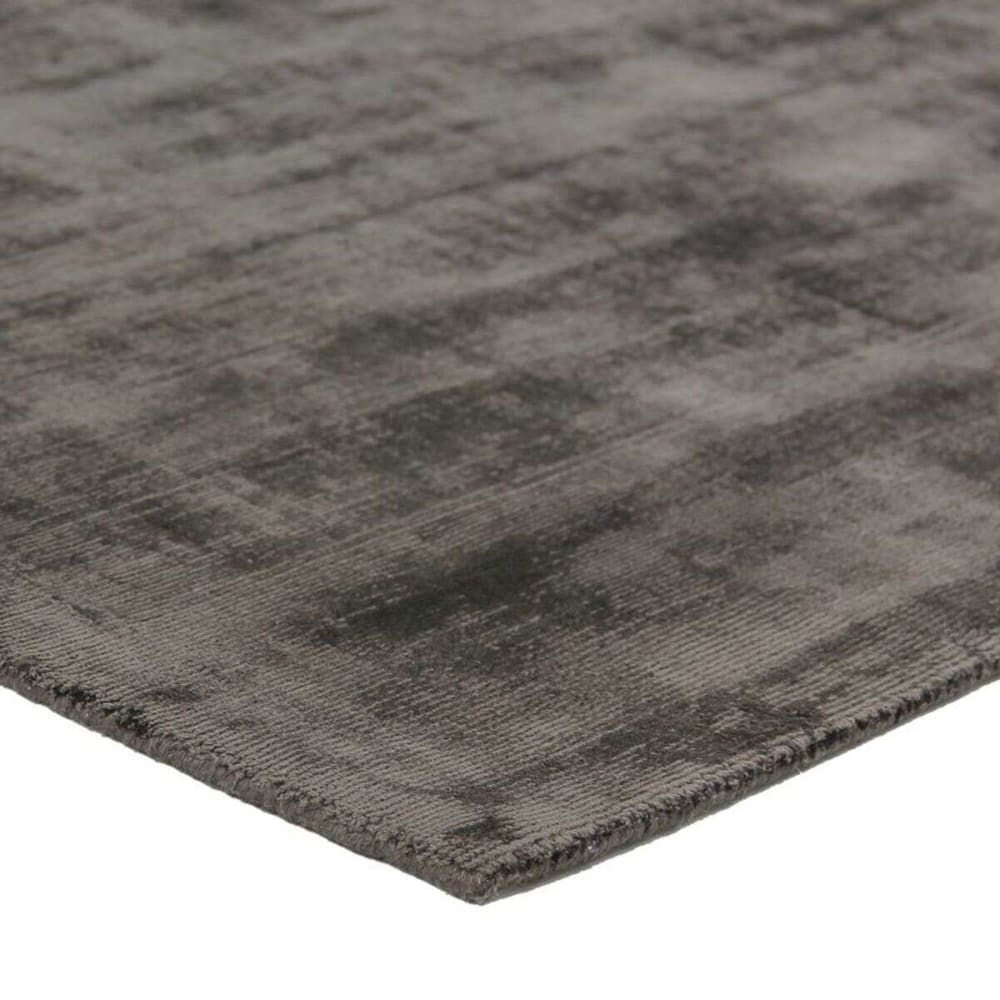 Tapis en viscose effet soyeux taupe 120x170 — vue 4