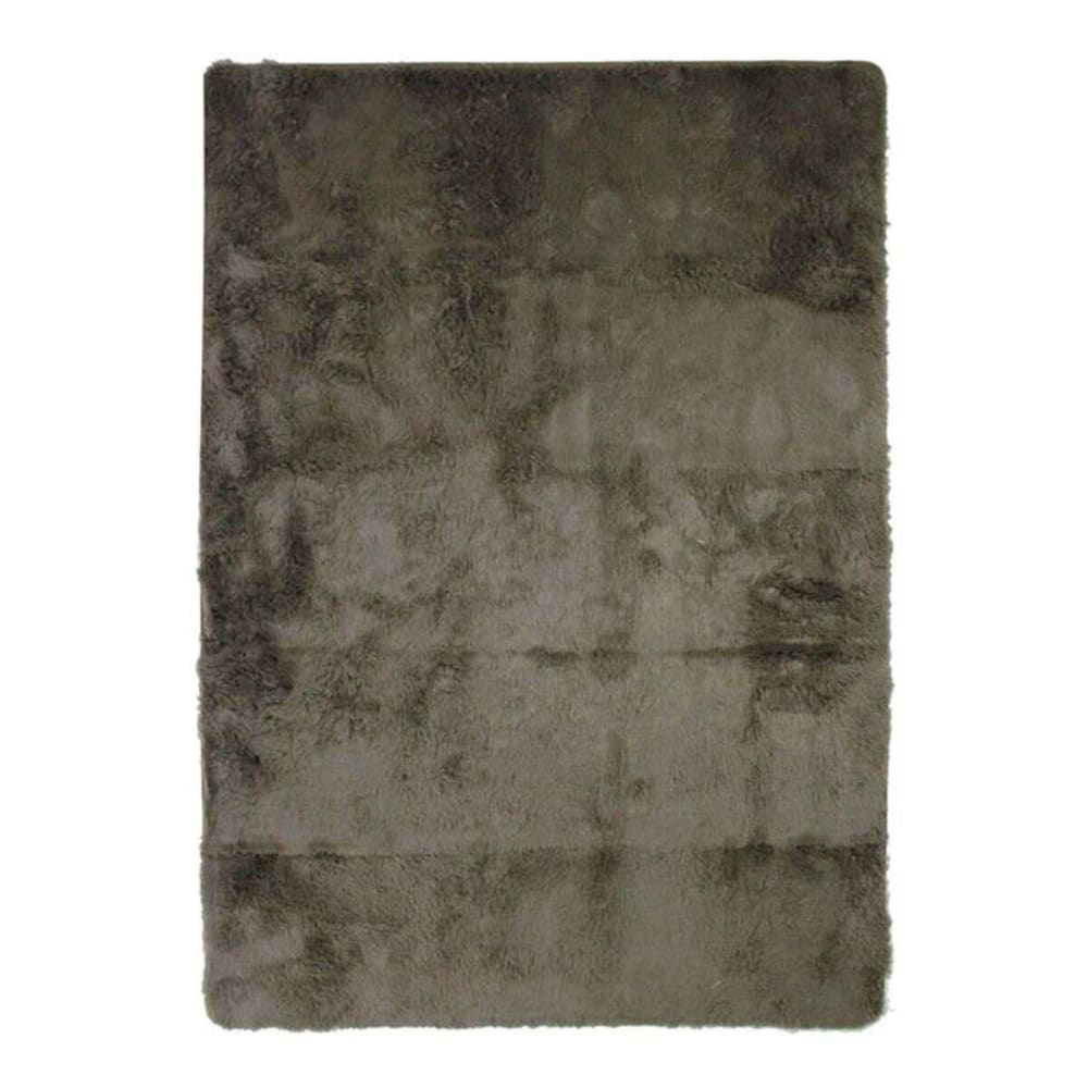 Tapis lavable à base fine souple extra doux taupe 225x340