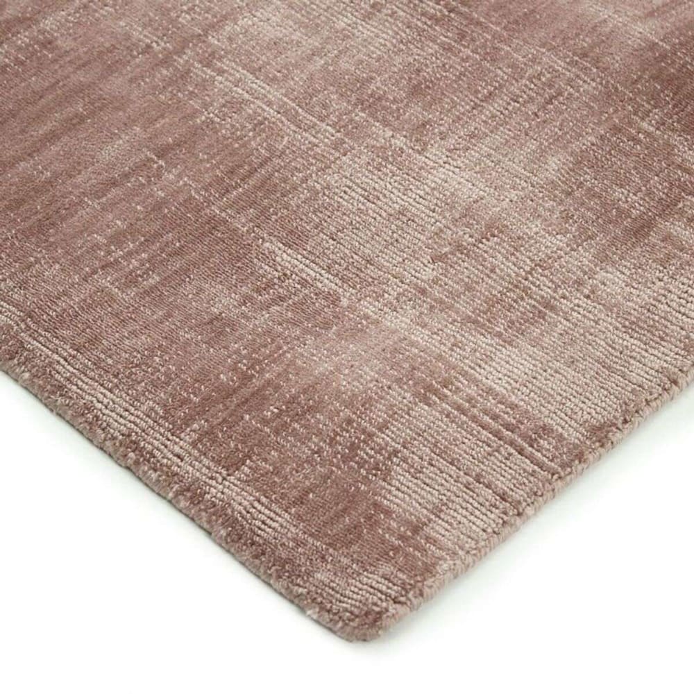 Tapis aspect velours rose nude 160x230 — vue 4