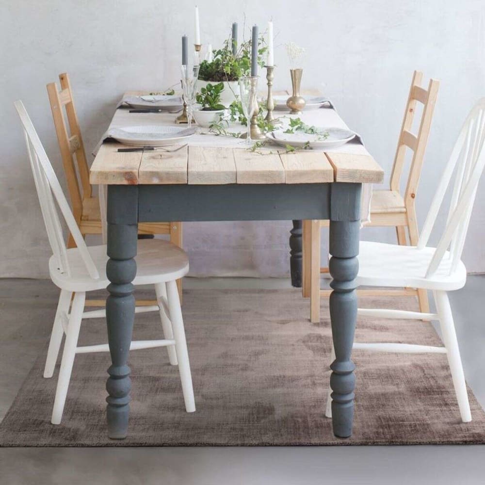Tapis aspect velours taupe 120x170 — vue 3